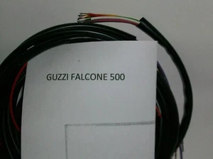 Electrical Wiring Moto Guzzi Falcone 500 + Electrical Diagram - Picture 1 of 1