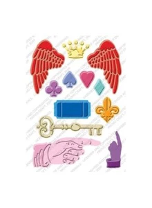 Cuttlebug Stanz- und Embos.schablone plus vintage collage 12,7X17,8cm - Bild 1 von 2