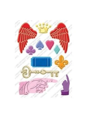 Cuttlebug Stanz- und Embos.schablone plus vintage collage 12,7X17,8cm - Bild 1 von 2