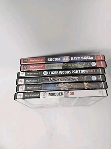 lot of 6 HEAVILY SCRATCHED Ps2 playstation 2 games NON WORKING NEED RESURFACED - Picture 1 of 1