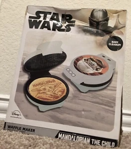 ✅¡Nuevo! Máquina de gofres Baby Yoda Star Wars The Mandalorian The Child antiadherente fácil - Imagen 1 de 4