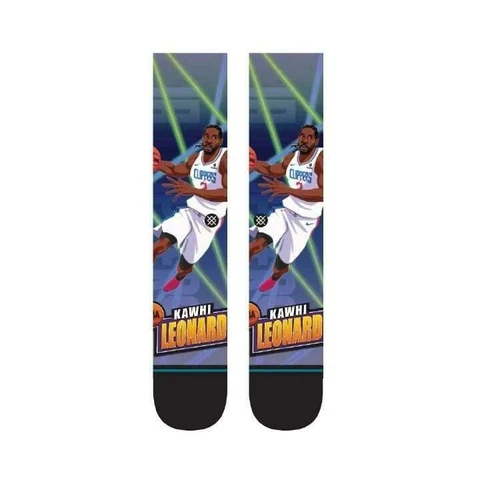 Stance NBA LA Clippers Kawhi Leonard Fast Break Crew Socks Men's M 6-8.5 NEW Cover