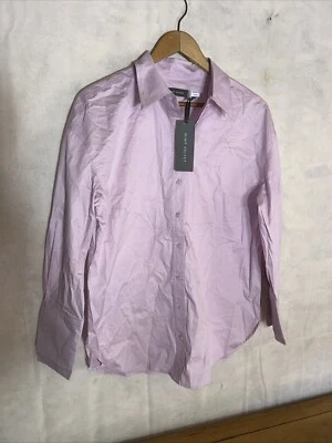 Mint Velvet Lilac Cotton Shirt. New Tagged Size Medium - Image 1 of 4