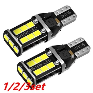 1/2set AUXITO T15 Brighter 921 LED Lamp For Car Backup Reverse Light 15SMD 6000K - Picture 1 of 20