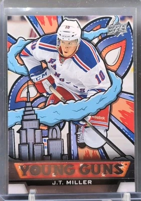 24-25 UPPER DECK SERIES 1 RETRO YOUNG GUNS RENEWED JT MILLER - Image 1 of 2