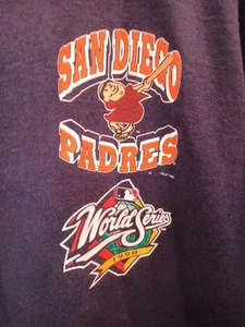 Vtg 1998 San Diego Padres World Series Tulex MLB T-Shirt Sz XL Trevor Hoffman - Picture 1 of 6
