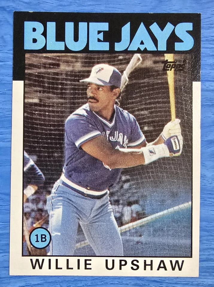 Willie Upshaw 1986 Topps BASEBALL #745 Toronto Blue Jays - Image 1 of 2
