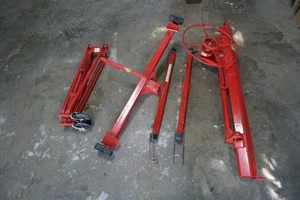 11Ft Drywall Rolling Lifter Panel Hoist Jack Lift 150LB w/ Lockable Wheels - Picture 1 of 1