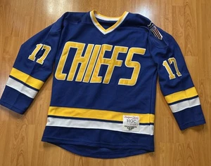 Steve Hanson Slapshot 1977 Charlestown Chiefs Headwear Classics Jersey Size S - Picture 1 of 9