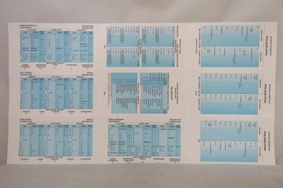 1960 Strat-O-Matic SOM NFL Football 6 Pack - ALL 6 Team Sets (UNPUNCHED) - Image 1 of 4