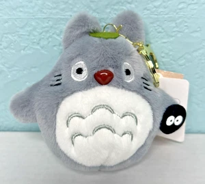 Neu HEISS Mini Totoro Plüschtier grau 4 Zoll Rucksack Clip mit Schlüsselanhänger - Bild 1 von 5