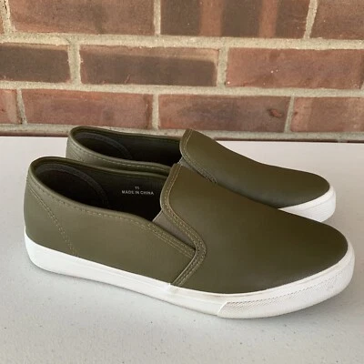 Mocasines planos Cusion Walk By Avon verdes sin cordones para mujer US 11 M Foto 1 de 4