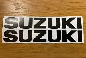 Suzuki motorcycle tank decal sticker X2 - Picture 1 of 1