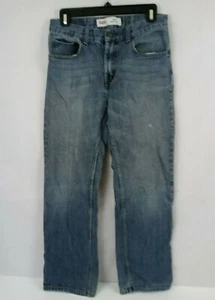 Levi's 505 Distressed Jeans Boys Size 16R 28x28 Red Tab - Picture 1 of 8