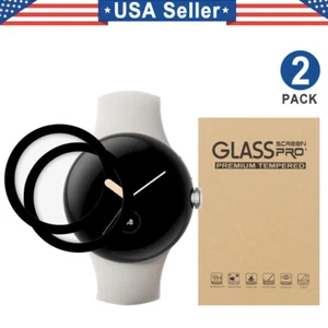 2PCS Tempered Glass Screen Protector For Google Pixel Watch Watch 2 - Picture 1 of 3