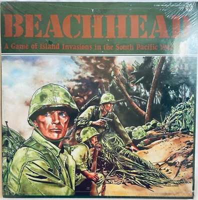 BEACHHEAD Island batalhas no Pacífico Sul Segunda Guerra Mundial 1942-1944 Yaquinto 1980 lacrado - Imagem 1 de 4