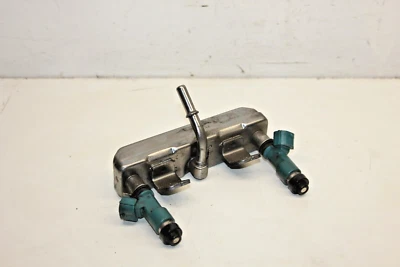 OEM Fuel Injectors Set With Rail From 2013 Subaru XV Crosstrek 2.0 181023015 - Image 1 of 3