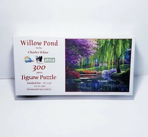 Willow Pond 300 Piece Jigsaw Puzzle by Suns Out Art by Charles White New Sealed - Picture 1 of 6