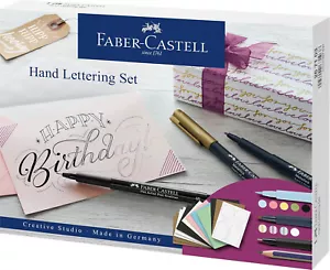 Faber-Castell Creative Studio Hand Lettering Pitt Pen Box Set - Picture 1 of 6