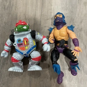 De colección 1988 Teenage Mutant Ninja Turtles Rafael and Shredder - Imagen 1 de 5