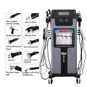 10IN1 Facial Hydra Dermabrasion Hydration Skin Deep Cleansing Tightening Machine - Picture 1 of 14