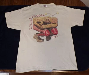 VTG RARE 1995 ORIGINAL LOLLAPALOOZA CRUSHED MAN ROBERT WILLIAMS GIANT SHIRT XL - Picture 1 of 10