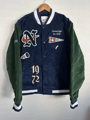 Nike Sportswear Therma-Fit NSW 1972 Swoosh Varsity Letterman Chaqueta Hombres Talla XL Foto 1 de 4