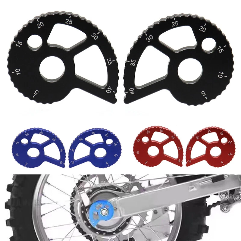 Regulador ajustador de cadena CNC para SUZUKI DR350S DR350SE DR125SE DR250R DR120SM Foto 1 de 4