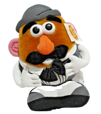 Mr Potato Head Tuxedo Plush 1998 Tag Hasbro 28cm Stuffed Toy 11" Vtg VGC Rare - Image 1 of 4