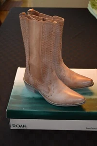 Neu im Karton Roan by Bed Stu hellbraun gewebt "Hidden Grove Stiefel" Größe 9 248 $ - Bild 1 von 8