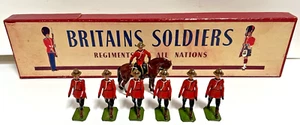 Conjunto Soldados Británicos Real Policía Canadiense Set #1554 con Caja Versión 1953 - Imagen 1 de 10