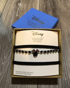Disney Store Minnie Mouse Danielle Nicole Kunstleder Wickel Halsband Halskette - Bild 1 von 5