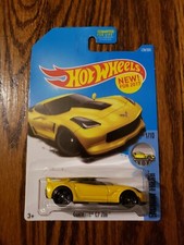 2017 Hot Wheels 1/10 Corvette C7 Z06 Extremely Rare Double Print Card SEE PHOTOS