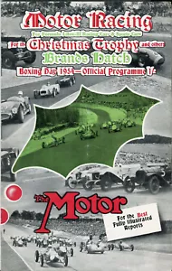 Brands Hatch Riunione di Natale 27 Dicembre 1954 Programma Ufficiale - Foto 1 di 1
