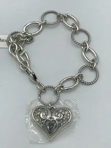 BRIGHTON ALCAZAR GLAM HEART BRACELET-NEW W/ TAG - Picture 1 of 3