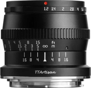 TTArtisan 50mm F1.2 APS-C Manual Focus Lens MFT Olympus/Lumix Mount Cameras M43 - Picture 1 of 37