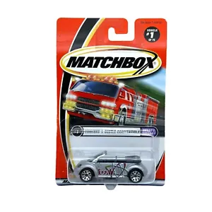 Matchbox Volkswagen VW Concept 1 Beetle Convertible Bug Car Silver Diecast 1/61 - Picture 1 of 7
