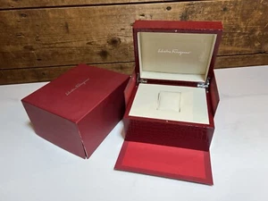 Salvatore Ferragamo Empty Luxury Watch Box - Picture 1 of 14
