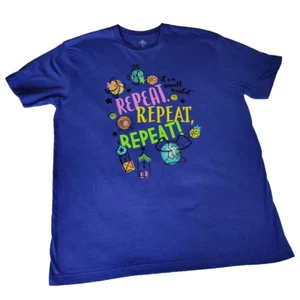 Disney Parks T-Shirt It's a Small World 55 Jahre Erwachsene XL blau Disneyland Repeat - Bild 1 von 12