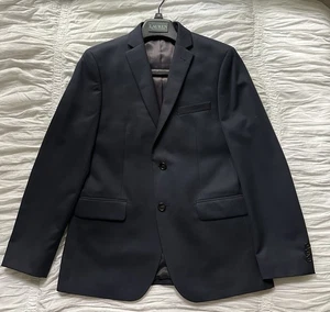 RAPLH LAUREN Youth Boys Lined Navy Blue Blazer/Suit Jacket Size 18R - Picture 1 of 13