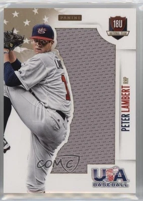 2014 USA Baseball Box Set 18U National Team Jumbo Jerseys /49 Peter Lambert #40 - Image 1 of 2