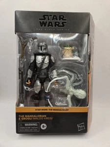 Hasbro Star Wars La Serie Nera - Din Djarin (Il Mandaloriano) e il... - Foto 1 di 7