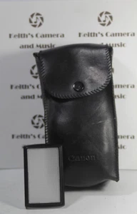Difusor original + funda original para flash Canon SPEEDLITE 199A para AE-1 A-1 F-1 - Imagen 1 de 8