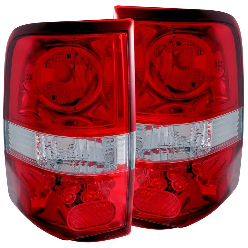 Luz trasera Anzo 211058 para Ford F-150 2004-2008 izquierda derecha carcasa roja y cromada Foto 1 de 2