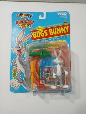 Boneco de ação Bugs Bunny Carrot Missile This Means War Tyco 1993 Looney Tunes - Imagem 1 de 4
