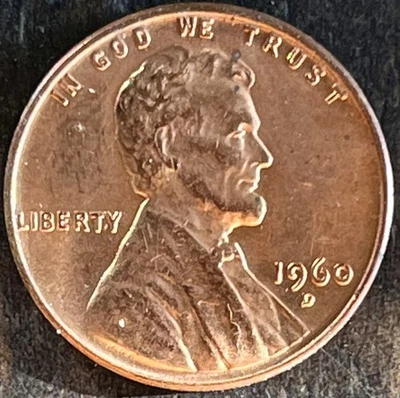 1960 D Lincoln Cent DDO - Image 1 of 4