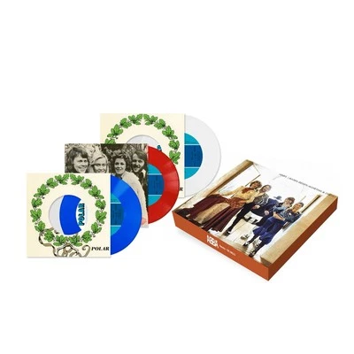 ABBA Waterloo The Singles 3 x 7" Coloured Vinyl Box Set SEALED. Polar 2024 - Image 1 of 4