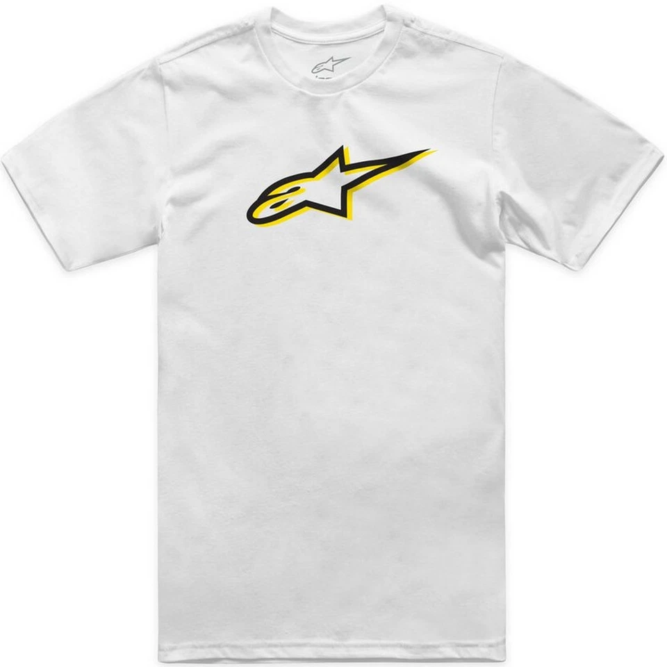 Camiseta blanca de manga corta Alpinestars Ageless Shadow CSF para hombre Foto 1 de 1