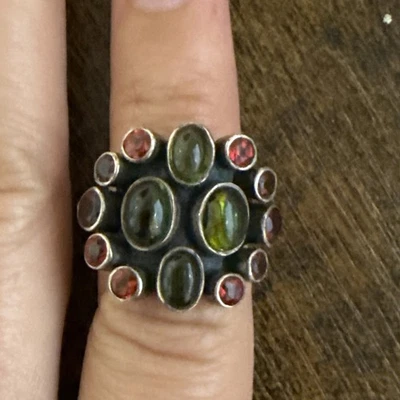 Anillo Nicky Butler Multi Piedras Preciosas Plata Esterlina Talla 5 Foto 1 de 4