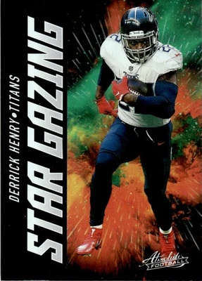 2021 Panini Absolute Star Gazing Derrick Henry Tennessee Titans #SG7 - Image 1 of 2